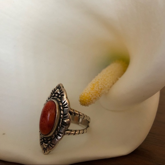 Vintage Sterling Silver Southwest Ring - Picture 4 of 6